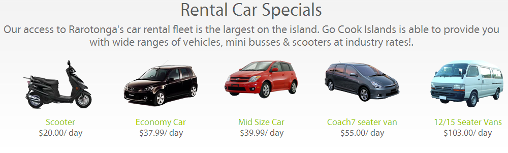 Car Rentals Rarotonga